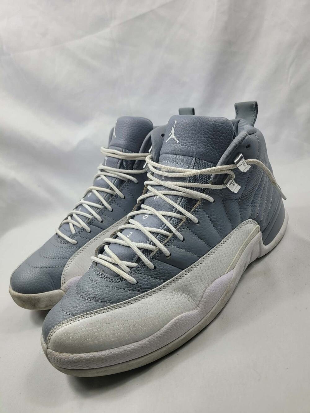 Jordan 12 Retro Stealth Grey White CT8013-015 Size 11 Shoes Sneakers